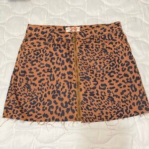 We The Free cheetah/leopard print skirt, sz. 29/8 Regular
